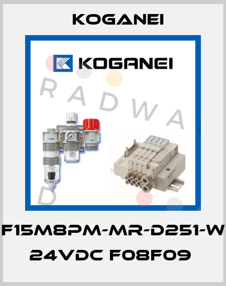F15M8PM-MR-D251-W 24VDC F08F09  Koganei