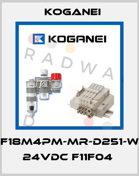 F18M4PM-MR-D251-W 24VDC F11F04  Koganei