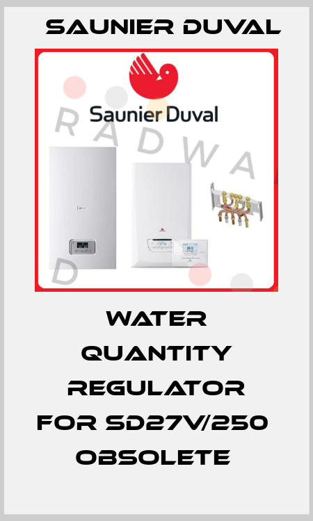 Water quantity regulator for SD27V/250  Obsolete  Saunier Duval