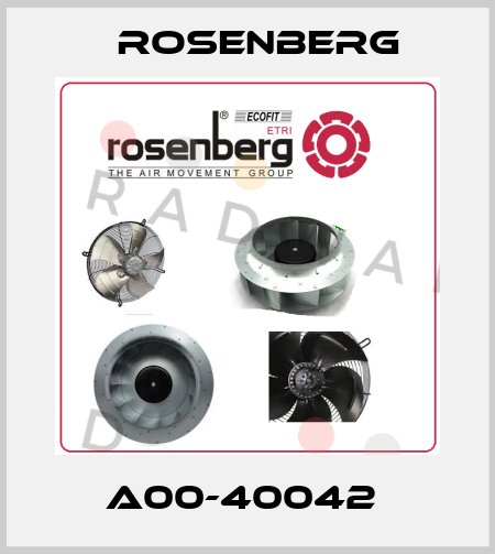 A00-40042  Rosenberg