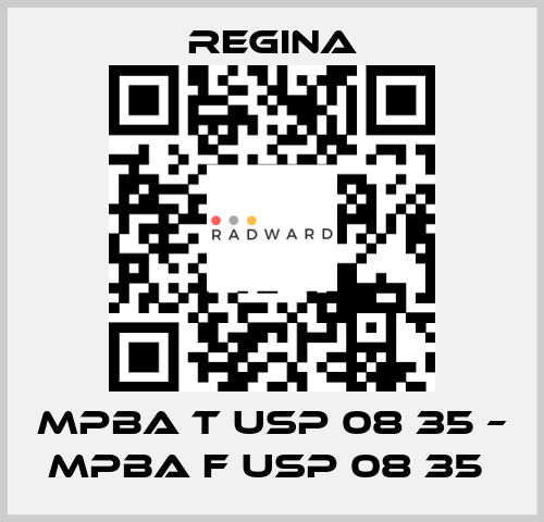 MPBA T USP 08 35 – MPBA F USP 08 35  Regina