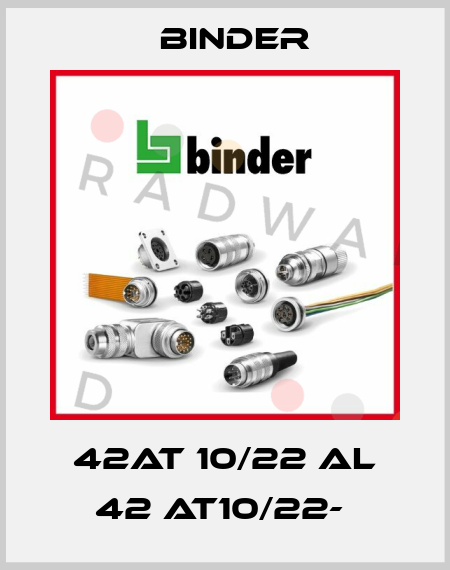 42AT 10/22 AL 42 AT10/22-  Binder