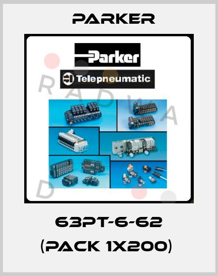 63PT-6-62 (pack 1x200)  Parker