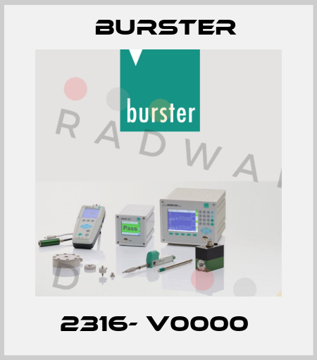 2316- V0000  Burster