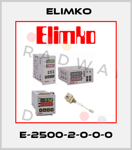 E-2500-2-0-0-0 Elimko