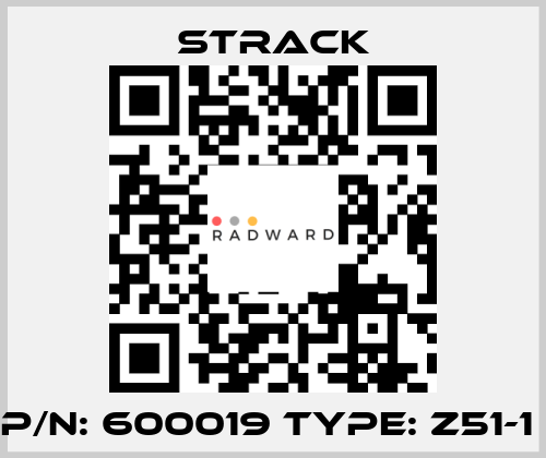 P/N: 600019 Type: Z51-1  Strack