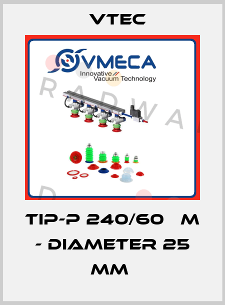TIP-P 240/60 ΜM - DIAMETER 25 MM  Vtec