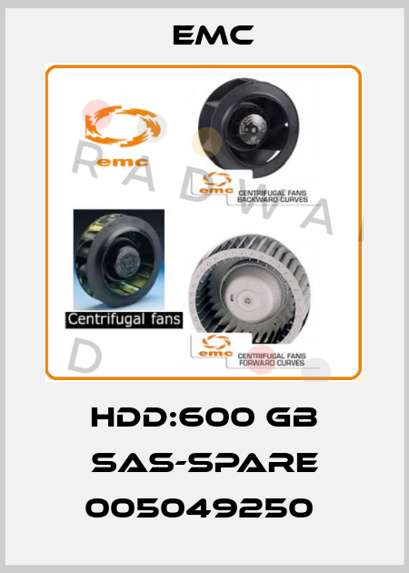 HDD:600 GB SAS-SPARE 005049250  Emc