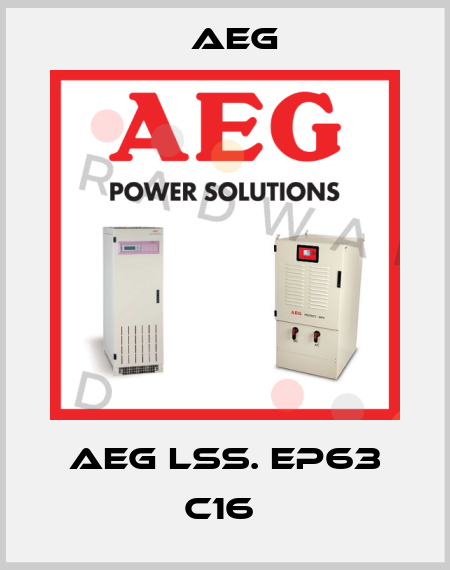 AEG LSS. EP63 C16  AEG