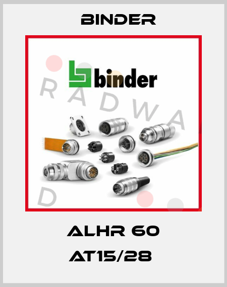 ALHR 60 AT15/28  Binder