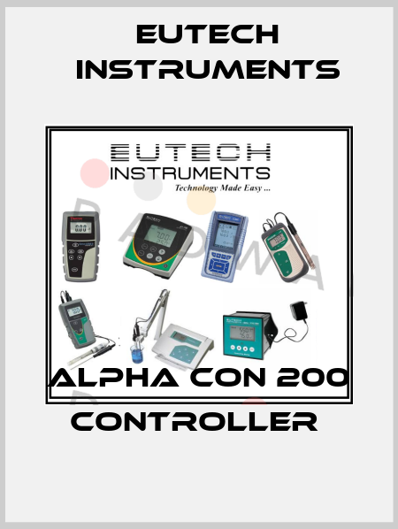 ALPHA CON 200 CONTROLLER  Eutech Instruments