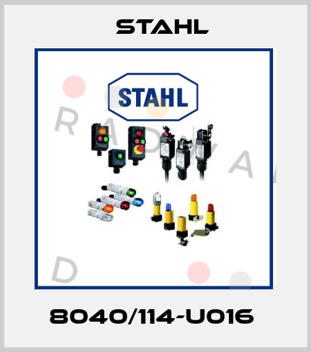 8040/114-U016  Stahl