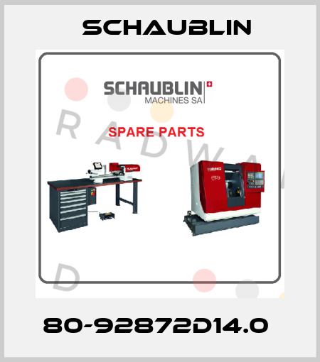 80-92872D14.0  Schaublin