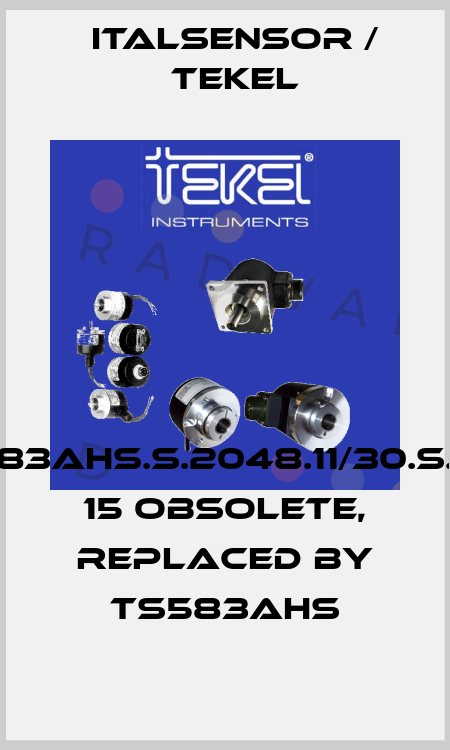 TI583AHS.S.2048.11/30.S.K4. 15 obsolete, replaced by TS583AHS Italsensor / Tekel