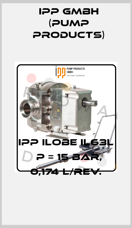 ipp iLobe iL63l ∆p = 15 bar, 0,174 l/rev. IPP GMBH (Pump products)