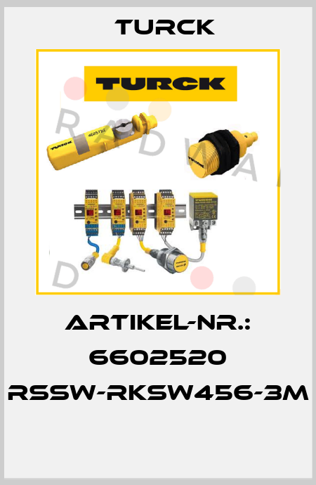 ARTIKEL-NR.: 6602520 RSSW-RKSW456-3M  Turck