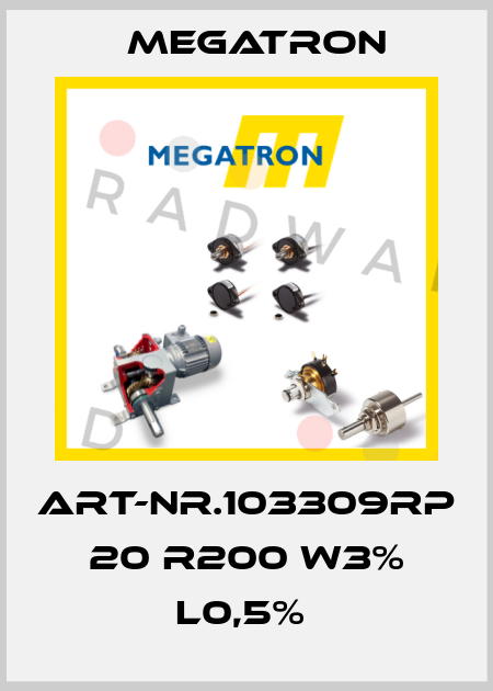 ART-NR.103309RP 20 R200 W3% L0,5%  Megatron