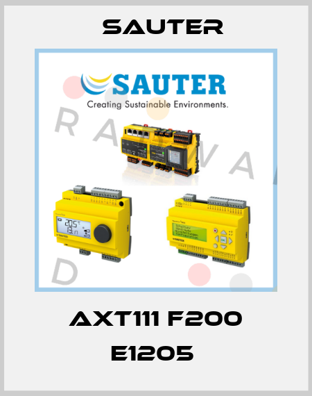 AXT111 F200 E1205  Sauter