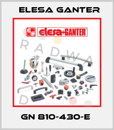 GN 810-430-E  Elesa Ganter