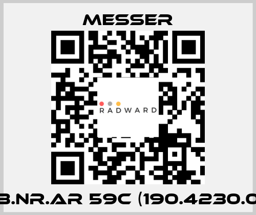 (B.Nr.AR 59C (190.4230.0) Messer