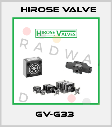 GV-G33  Hirose Valve