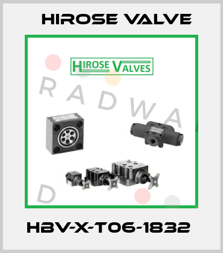 HBV-X-T06-1832  Hirose Valve