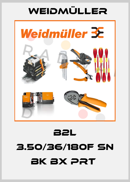 B2L 3.50/36/180F SN BK BX PRT  Weidmüller