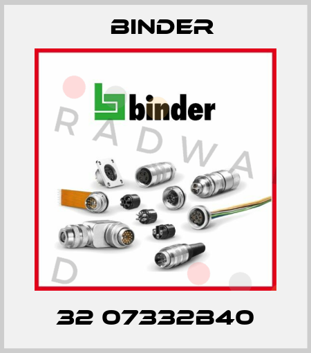 32 07332B40 Binder