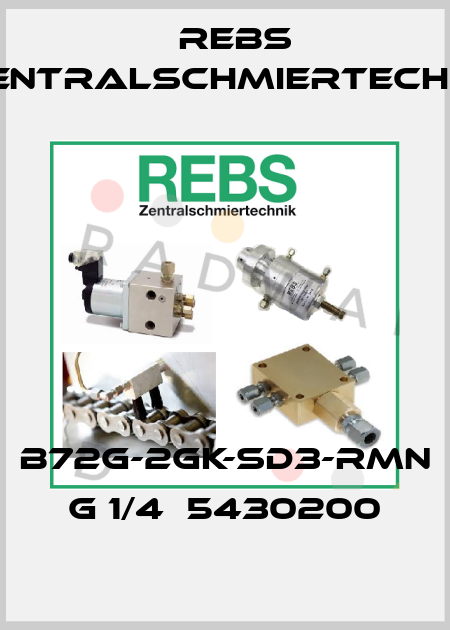 B72G-2GK-SD3-RMN G 1/4  5430200 Rebs Zentralschmiertechnik