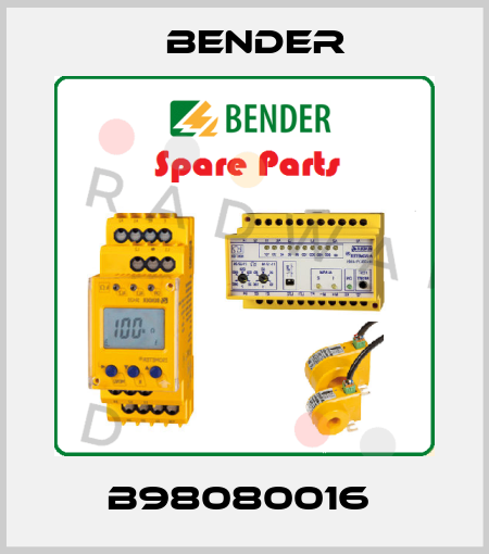 B98080016  Bender