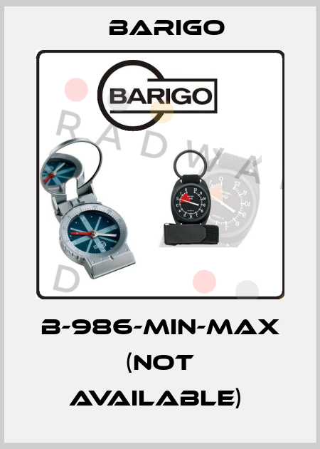 B-986-MIN-MAX (Not available)  Barigo