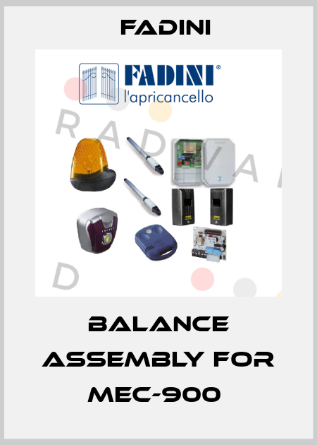 BALANCE ASSEMBLY FOR MEC-900  FADINI