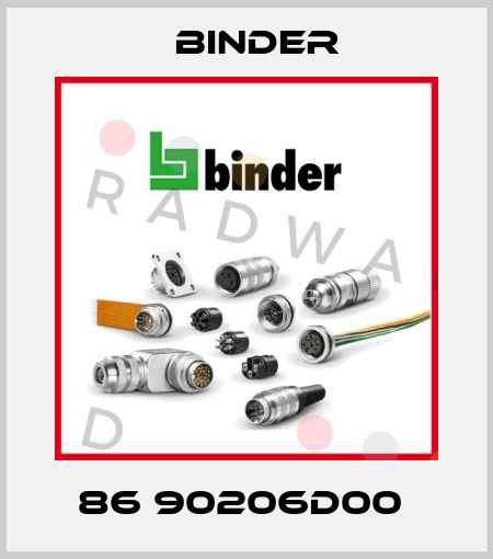 86 90206D00  Binder