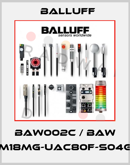 BAW002C / BAW M18MG-UAC80F-S04G Balluff