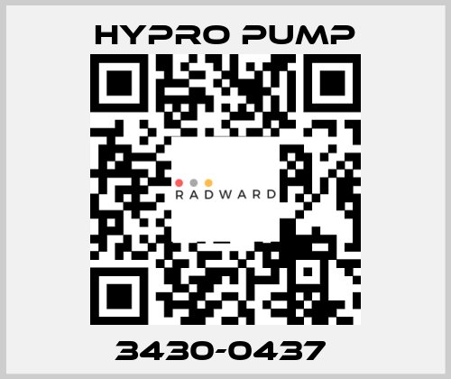 3430-0437  Hypro Pump
