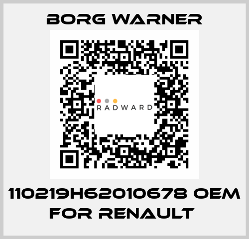 110219h62010678 oem for Renault  Borg Warner