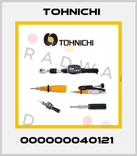 000000040121  Tohnichi