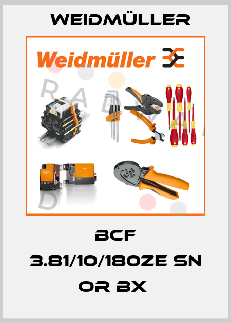 BCF 3.81/10/180ZE SN OR BX  Weidmüller