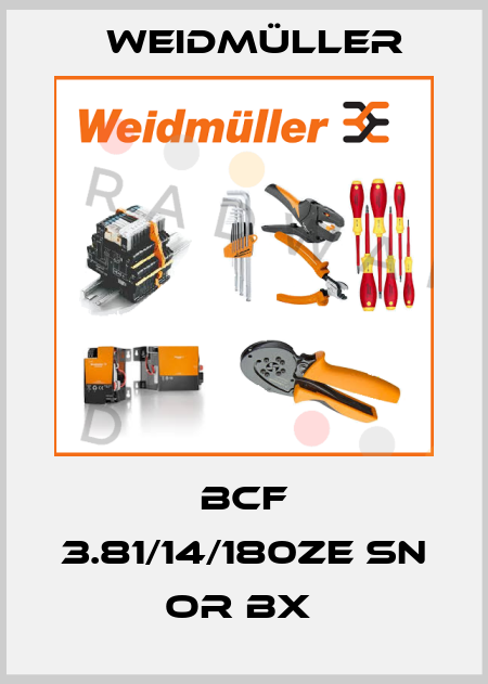 BCF 3.81/14/180ZE SN OR BX  Weidmüller
