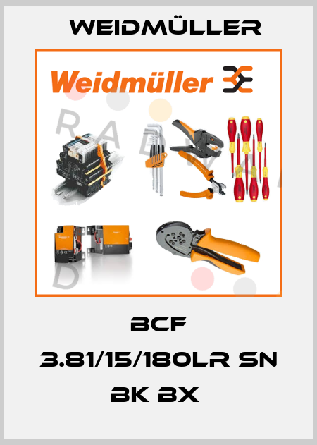 BCF 3.81/15/180LR SN BK BX  Weidmüller