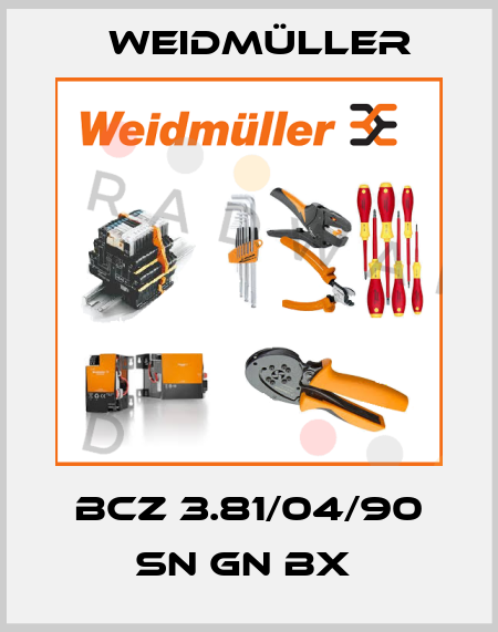 BCZ 3.81/04/90 SN GN BX  Weidmüller