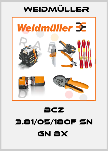 BCZ 3.81/05/180F SN GN BX  Weidmüller