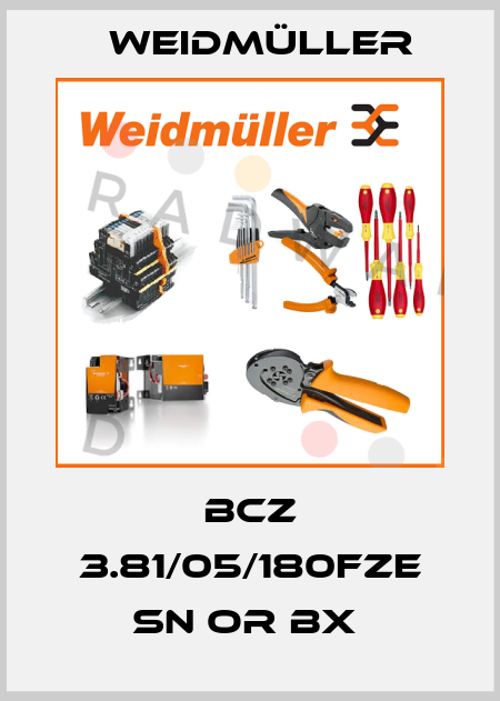 BCZ 3.81/05/180FZE SN OR BX  Weidmüller