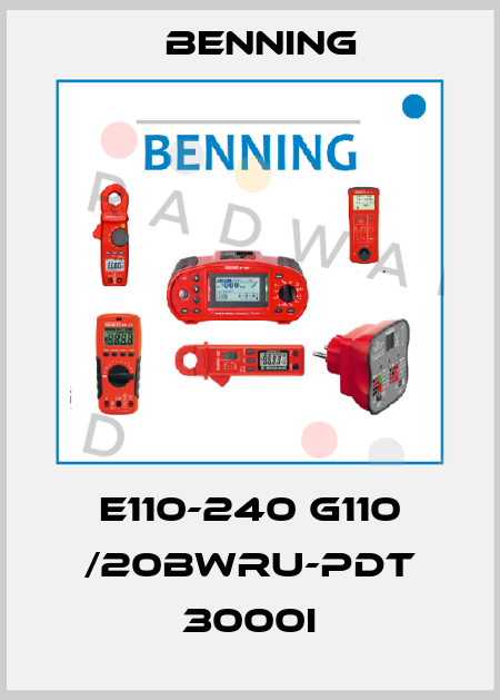 E110-240 G110 /20BWru-PDT 3000i Benning
