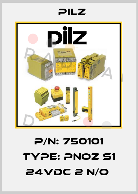 P/N: 750101 Type: PNOZ s1 24VDC 2 n/o  Pilz