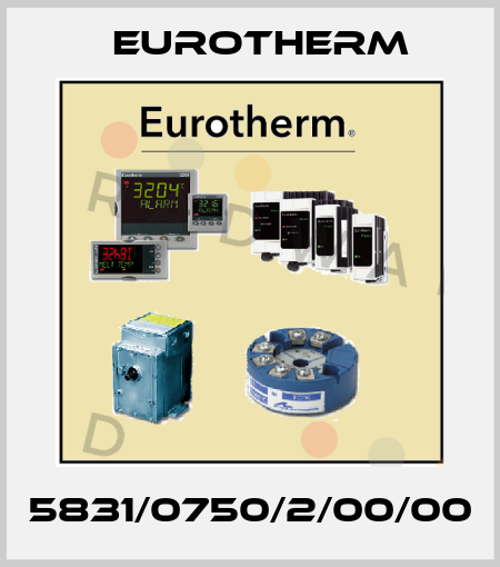 5831/0750/2/00/00 Eurotherm
