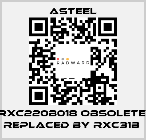 RXC220B018 obsolete, replaced by RXC31B  ASTEEL