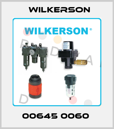 00645 0060  Wilkerson