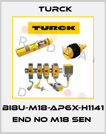 BI8U-M18-AP6X-H1141 END NO M18 SEN  Turck