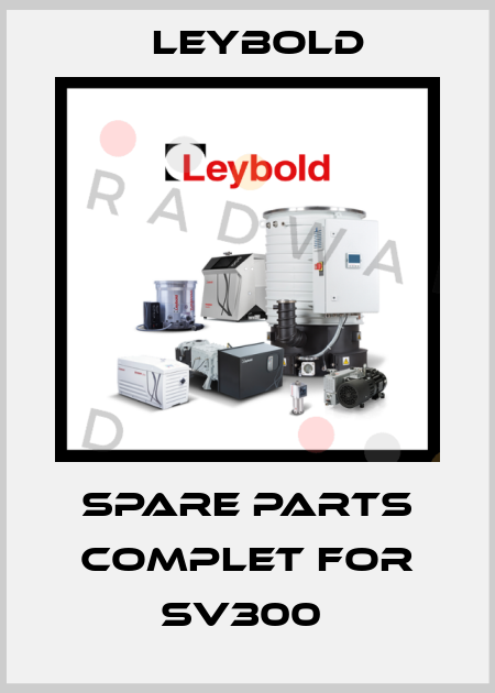 Spare parts complet for SV300  Leybold